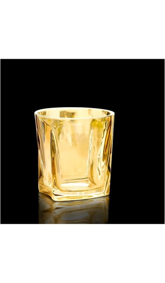 chenchen Europäischer Stil Haushalt Weinglas Große Kristallglas Whiskey Tasse Vergoldet Destilliertes Getränk Brandy Bier Teetasse Farbe : 300 ml 12 - B09KQKGQ6NW