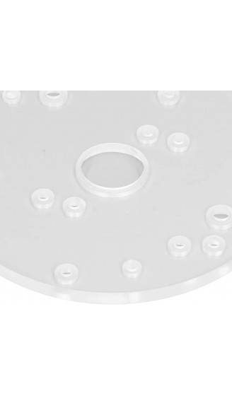 Fräserplatte mehrere vorgebohrte Löcher Acryl-Fräser-Grundplatte hohe Sichtbarkeit reduziert falsche Bewegungen für getrimmte Fräser für - B09VYKTS13P