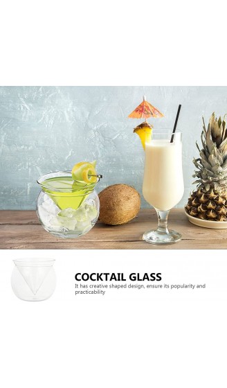 HEMOTON Cocktailgläser Martinigläser Edle Gläser für Manhattan Brandy Margarita - B09GK75S5K6
