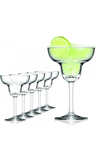 SAHM Margarita Gläser 6er Set | 270ml Hochwertiges Margarita Glas | Spülmaschinengeeignet | Cocktailgläser Set | Ideal auch als Eisbecher Glas - B09HMGB5CKA