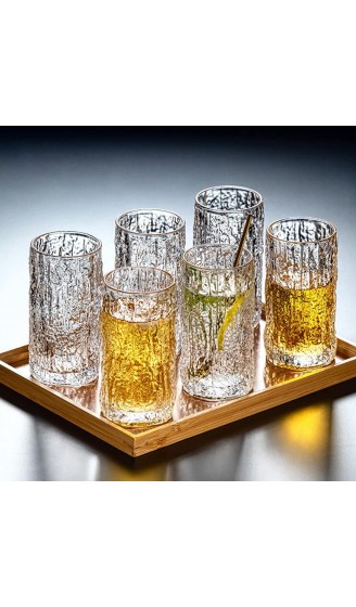 XKUN Becher Transparente Glasschale Rinde Weinbecher Getränke Saftschalen Haushaltsküche Getränkewaren - B09W2CC222Z