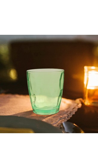 Yardwe Tumbler- Tasse 1 Stück Acryl- Stapelbarer Tasse Perfekt für Saft- Drinkwege für Camping- Restaurant- Strand- Party Grün - B09QSD2SXFE