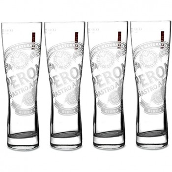 4 x Peroni Pint Glas Original geätzt Versionen 4 Gläser - B06X6GWW9B8
