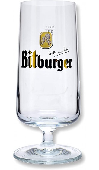 Bitburger Glas Gläser-Set 6x Biergläser Kelch Tulpen 0,2L geeicht - B076JD4W95I
