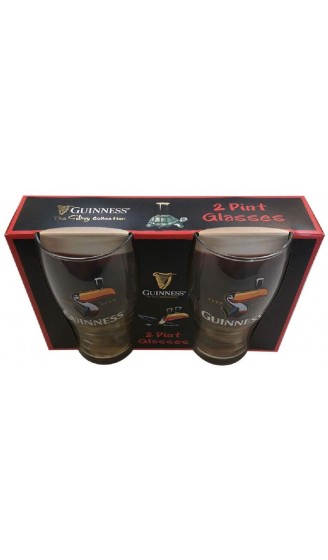 Guinness Toucan Pint-Gläser 2 Stück - B08V3VZML5A