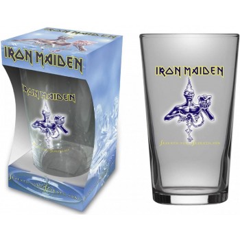 Iron Maiden Glas Bierglas Seventh Son Of The Seventh Son Longdrink Glas XL Trinkglas Pint Glass - B09P5LBSJKI