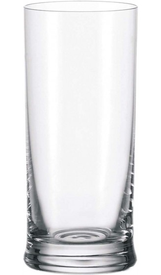 Leonardo K18 Bier-Gläser spülmaschinengeeignetes Bier-Glas Bier-Becher aus Glas Trink-Gläser Wasser-Gläser Set Saft-Gläser 360 ml 035393 - B001BYKHC0G