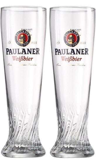 PAULANER BIER GLÄSER SET 6er 0,5 Liter NEU WEIZENBIER - B003YURFGUX