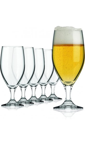 SAHM Biergläser 0,3 Liter 6 STK | Vienna Pokal Biertulpe | Biergläser Set | Spülmaschinengeeignet | Ideale Pilsgläser oder Craft Beer Gläser - B09HQ3MJ9LP
