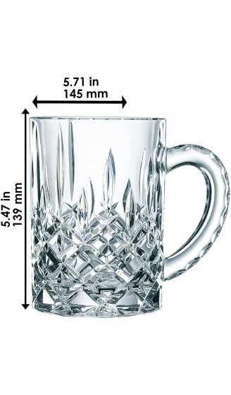 Spiegelau & Nachtmann Bierkrug mit Schliffdekoration Kristallglas 600 ml 0095635-0 Noblesse - B010CIXFPQQ