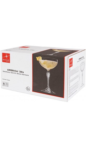 Bormioli 93124 Rocco Set aus 6 Schalen America'20 Cocktail Glas 23 cl - B08KW41ZMQ3