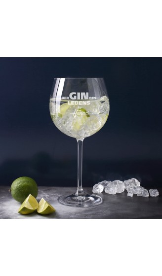 Herz & Heim® Gin & Tonic Glas mit Gravur des Namens der GIN des Lebens für - B077YSGQX8L