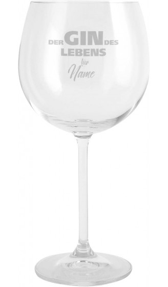 Herz & Heim® Gin & Tonic Glas mit Gravur des Namens der GIN des Lebens für - B077YSGQX8L