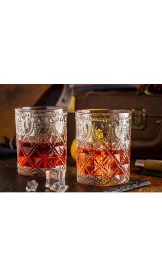 SkySnow® Whisky Gläser 2er Set Whiskey Gläser Glasbecher für Wein Cocktails Oder Saft Perfekte Einzigartige Bechergläser für Rum Baileys Vodka Gin Mixer - B08MTZP3KD5