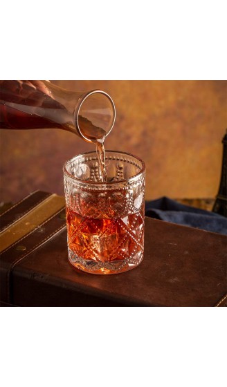 SkySnow® Whisky Gläser 2er Set Whiskey Gläser Glasbecher für Wein Cocktails Oder Saft Perfekte Einzigartige Bechergläser für Rum Baileys Vodka Gin Mixer - B08MTZP3KDM