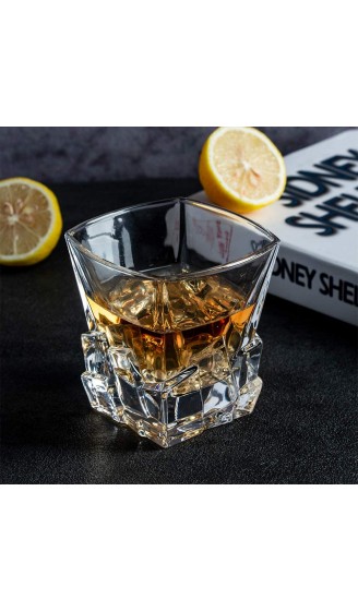 SkySnow® Whisky Gläser Glasbecher für Wein Cocktails Oder Saft Perfekte Einzigartige Bechergläser für Rum Baileys Vodka Gin Mixer 2er Set Whiskey Gläser - B08NT9S9LX1