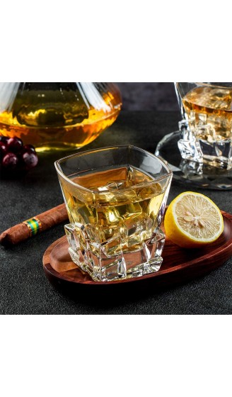 SkySnow® Whisky Gläser Glasbecher für Wein Cocktails Oder Saft Perfekte Einzigartige Bechergläser für Rum Baileys Vodka Gin Mixer 2er Set Whiskey Gläser - B08NT9S9LX6