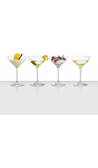 Spiegelau 8 teiliges Cocktailschalen Set Cocktailglas Champagnerschla Coupette Glas Kristallglas 250ml Special Glasses 4710050 x 2 - B07DJ1RFM9Y