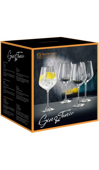 Spiegelau & Nachtmann 4-teiliges Gin & Tonic-Set 640 ml Höhe: 22,2 cm Gin & Tonic 102892 - B07W2VTSHRH