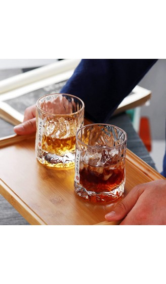 Whiskeygläser Japanisch Glastassen Kristallglas Tasse Home Kreativer Bierbecher Old Fashioned Whiskey Gläser für Männer Whiskey Cocktail Gläser & Gin Gläser für Sammelt und Geschenke - B093L4QLVLJ
