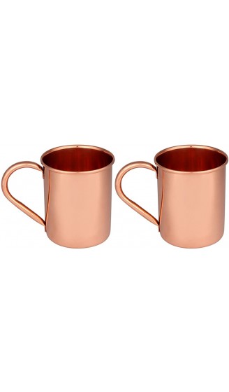 Zap Impex Handmade Pure Copper Pipe Griff moscow mule Tassen 2er-Set. - B06XCLGPSY3