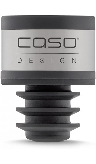 CASO WineLock Vakuum Aromaverschluss 3 Stk. Weinverschluss für Vakuumierer für längeren Genuss & Schutz der Aromen spümaschinengeeignet für Flaschenhälse mit 16-19 mm Innen-Durchmesser - B09M43ZHJGN