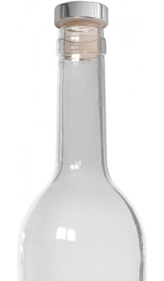 FACKELMANN Chrom Weinflaschenverschluss 3cm 2 Stück aus Kork Kunststoff Silber Beige 3 cm 2-Einheiten - B00MTOG1MGH