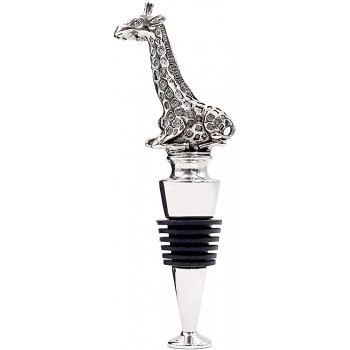LYWUU Weinflaschenverschluss Champagner Cava Prosecco Sparkling Getränkekorken lustiges Geschenk-Set Giraffe - B08Y8DVWR4W