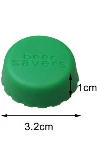 nuoshen 12 Stücke Silikon Kronkorken Bunt Beer Saver Bier–Kapseln Umweltfreundlicher Stöpsel aus Silicon in 6 Farben Bottle Cap für Bier Glasflaschen - B07ZYV4BTQS