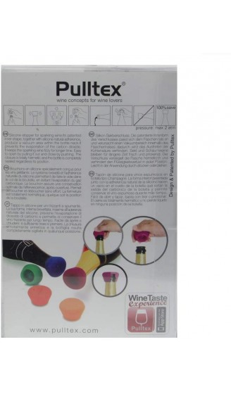Pulltex Silikon-Verschluss Cava durchsichtig REGOULAR - B00FSBCGMQ6
