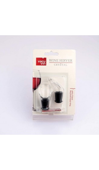 Vacu Vin Wein Server schwarz,2 Stücke - B00U6ZYSQQN