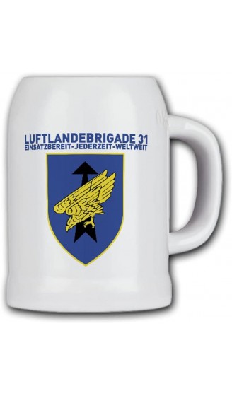 LLBrig 31 Luftlandebrigade Wappen Fallschirmjäger Oldenburg Bierkrug #15598 - B0158DNBHM2