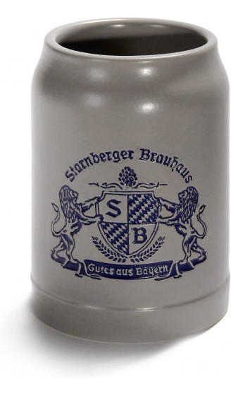 Starnberger Brauhaus hochwertiger Bierkrug Logo für unsere bayerischen Bierspezialitäten aus der Flasche - B01N0OLATVH