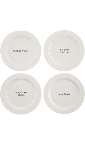 Circa Table for 4 Appetizer Plate Set - B08NK6ZYFYS