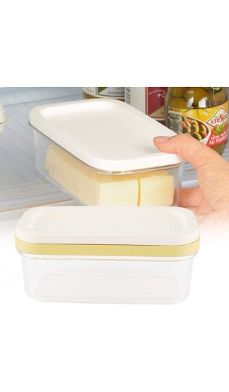 Butter Box Plastik Butter Dish Butter Keeper mit Deckel und Cutter Slicer Butter Box Cheese Keeper für Kühlschrank - B08TX24FMSR