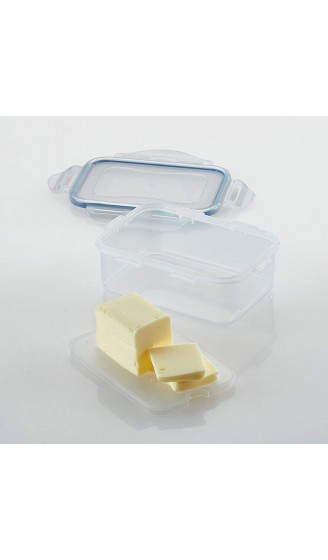 LocknLock PP Classic Butterdose Für 250g Butter Mit Butterablage 100 % luft- und wasserdicht 460 ml 151 x 108 x 58 BPA-Frei Cleveres Verschluss-System - B001FO9BZUE
