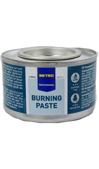 METRO 2X 200g Brennpaste 3 Stunden Brenngel Qualitätsprodukt für Speisenwärmer Chafingdish Gastrobedarf - B07VNLB3K3D