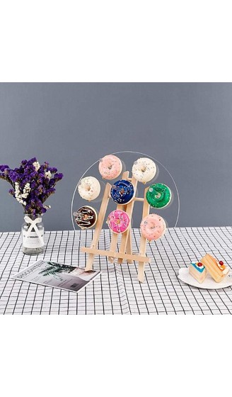 Donut-Ständer aus Acryl Bagel-Ständer transparent für Desserts Kuchen Donut-Halter Turm für Hochzeit Babyparty Geburtstagspartys süße Tische 30,5 cm rund - B0919KR2VMD