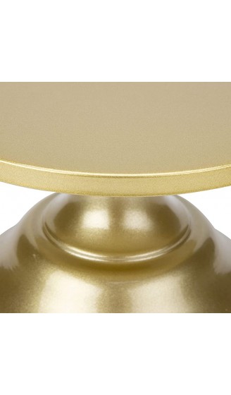 SUCHDECO 8 " Tortenplatte mit Fuß Edelstahl Gold Tortenplatte zum Dekorieren Tortenständer für Party Hochzeit Geburtstag Dessert Display Tortenständer Gold - B08XJT5ZP5W