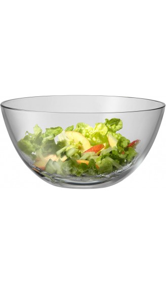 WMF Taverno Salatschüssel Set 3-teilig Salatbesteck 25 cm mit Salatschale runde Schale 23,5 cm Glas Cromargan Edelstahl poliert spülmaschinengeeignet - B06WRNH3QDG