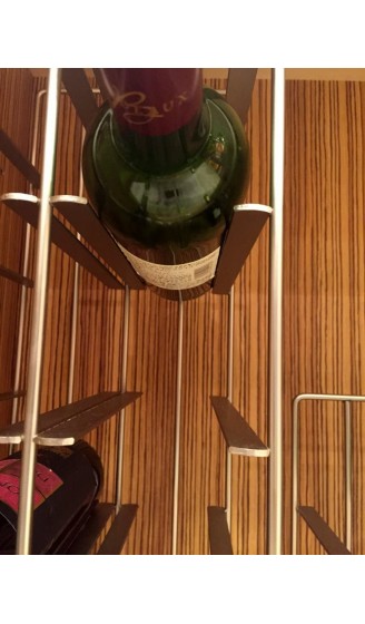 blomus -PILARE- Weinregal aus matt-vernickeltem Stahl freistehend mit Platz für 12 Weinflaschen Flaschenständer mit hochwertiger Verarbeitung edel H B T: 66 x 19 x 21 cm Silber 68486 - B000BKBJWCR