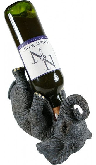 Nemesis Now Guzzlers Elefant Weinflaschenhalter 21 cm Grau - B0093ZNUJGC