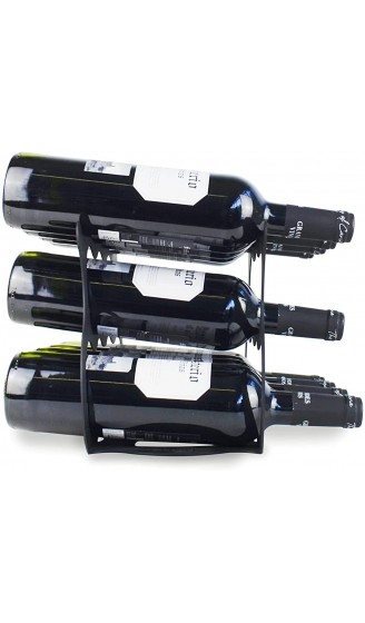 Weinregal für 11 Flaschen Schwarz x 1 - B095PRJNNKH