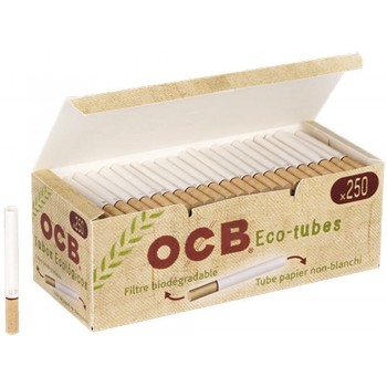1000 4x250 OCB® Organic Eco-Tubes Hülsen Filterhülsen Zigarettenhülsen - B01GHKP4N46
