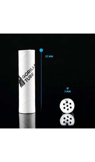 Gorilla Tube Aktivkohlefilter Slim Schadstoffreduzierende Aktiv Kohle Filter Joint Filter Zigaretten Kohlefilter für besseren Geschmack 54 Stück - B08LZNYXG4Q