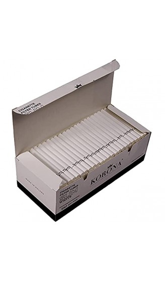 Korona Slim White Filterhülsen 6,8 mm Durchmesser 250 Hülsen pro Box 10 Boxen 2500 Hülsen - B08ZYTN37BJ