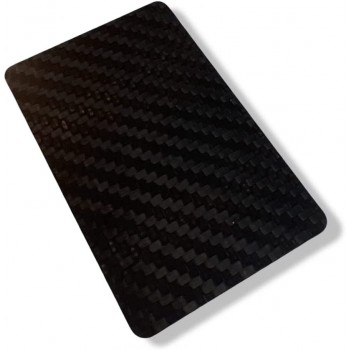 M&M Smartek Carbon Karte im EC Kreditkarten Format aus echtem Kohlefaser in schwarz - B09JZ8JJCWJ