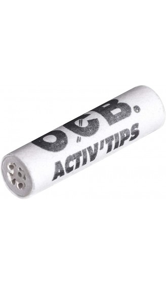 OCB ActivTips Slim 7 mm-Aktivkohlefilter mit Keramikkappen-5 x 50 Stück Silber smal - B07G2FT7LV9
