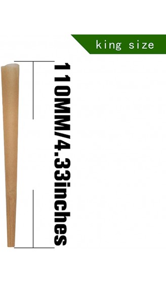 PaNt King Size 110mm vorgerollte Konisch Hülsen Mit tip | 50 stück | Herstellung von Naturholzzellstoffpapier | Enthält Lader und 1 tragbare Doob-Röhren - B08HCW6VXPN