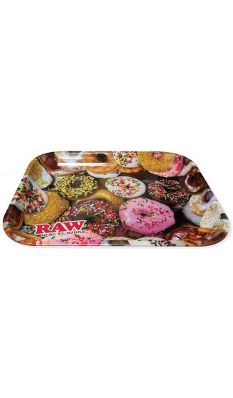 Raw Delicious Doughnuts Metall-Tablett groß 35,6 x 27,9 cm - B07KPLBVNVP